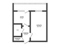 1-комнатная квартира, 34.3 м², 3/5 этаж, 8 микрорайон за 13.3 млн 〒 в Костанае — фото 16