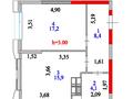 1-комнатная квартира · 45.6 м² · 16/22 этаж, Шыганак 1/1 за 40 млн ₸ в Астане, Сарыарка р-н — фото 8