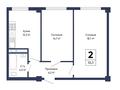 2-бөлмелі пәтер · 55.3 м², Есенберлина 94, бағасы: ~ 23.8 млн 〒 в Усть-Каменогорске — фото 2