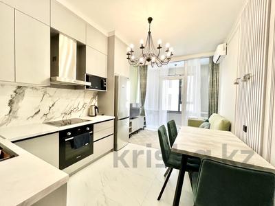 2-бөлмелі пәтер · 55 м² · 12/13 қабат · ай сайын, Кармысова, бағасы: 400 000 〒 в Алматы, Медеуский р-н