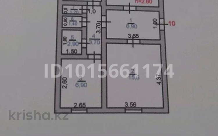 3-бөлмелі пәтер · 70 м² · 2/2 қабат, Гагарина 42кв10, бағасы: 18 млн ₸ в Кентау — фото 2