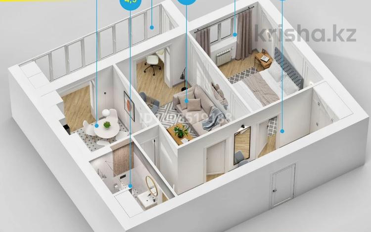 2-комнатная квартира · 64.5 м² · 2/3 этаж, Алаш 57 за 22 млн ₸ в Уральске — фото 9