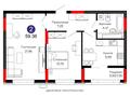 2-комнатная квартира · 60 м² · 5/17 этаж, Е.882 15 Б за 39.9 млн ₸ в Астане, Нура р-н — фото 12