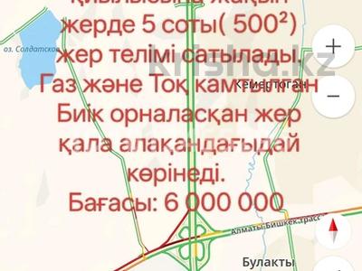 Участок · 5 соток, Аскара Токпанова (КазЦИК) за 6 млн ₸