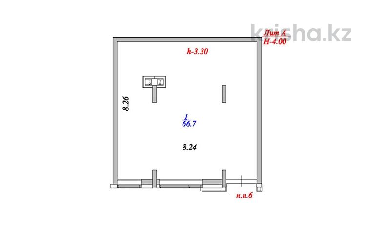 Коммерциялық жылжымайтын мүлік · 66.7 м², бағасы: ~ 33.4 млн ₸ в Астане, Сарайшык р-н — фото 2