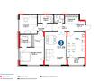 3-комнатная квартира · 127.39 м² · 2/12 этаж, Бухар жырау 26 за ~ 84 млн 〒 в Астане — фото 3