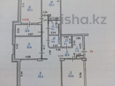 4-комнатная квартира · 195 м² · 7/7 этаж, Кулагер 50 за 74 млн ₸ в Талдыкоргане