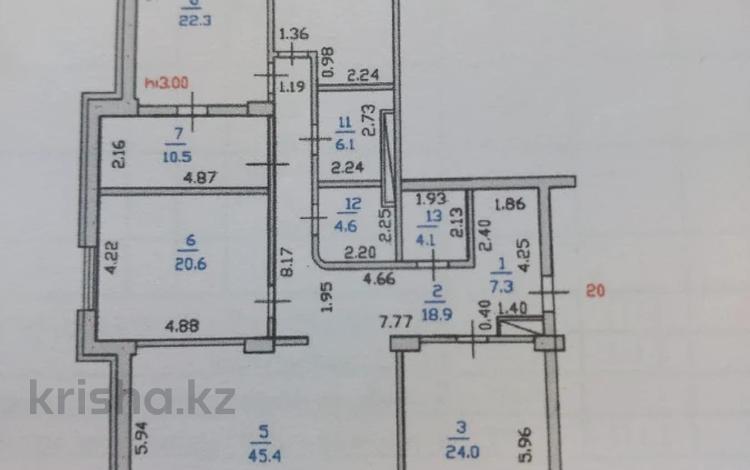 4-комнатная квартира · 195 м² · 7/7 этаж, Кулагер 50 за 74 млн ₸ в Талдыкоргане — фото 2