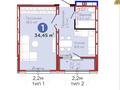 1-бөлмелі пәтер · 35 м² · 10/12 қабат, Е 103 5а — ул Туран, бағасы: 25.5 млн ₸ в Астане, Нура р-н — фото 17