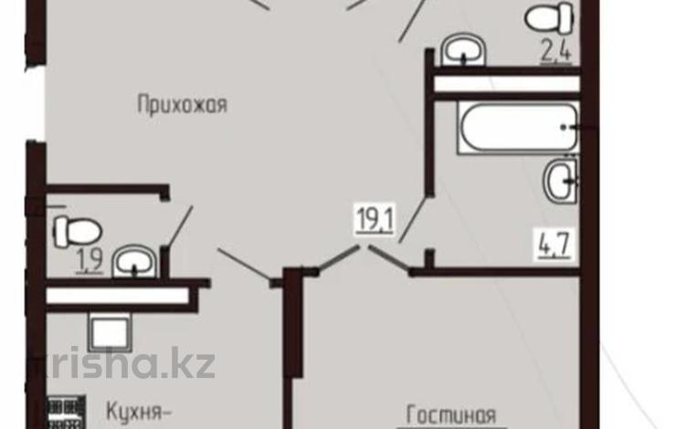 3-комнатная квартира · 111.6 м² · 5/18 этаж, Набережная — Аль-Фараби за ~ 61.4 млн ₸ в Костанае — фото 2