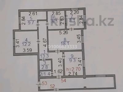 4-комнатная квартира · 78 м² · 9/9 этаж, Шаталюка 42 за 12.5 млн 〒 в Сатпаев