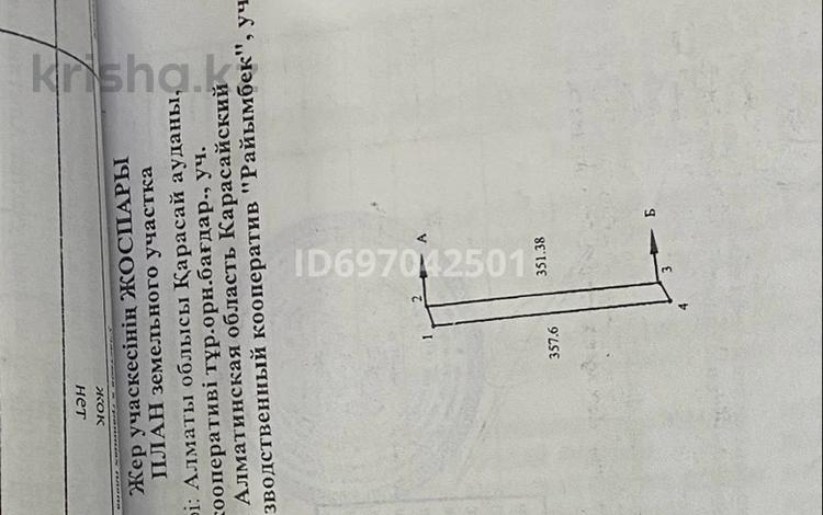 Жер телімі · 1 га, Каскелен, бағасы: 50 млн 〒 — фото 2