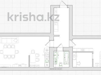 2-комнатная квартира · 63.5 м² · 5/10 этаж, Бокейхана 15/1 за 38.5 млн ₸ в Астане, Есильский р-н
