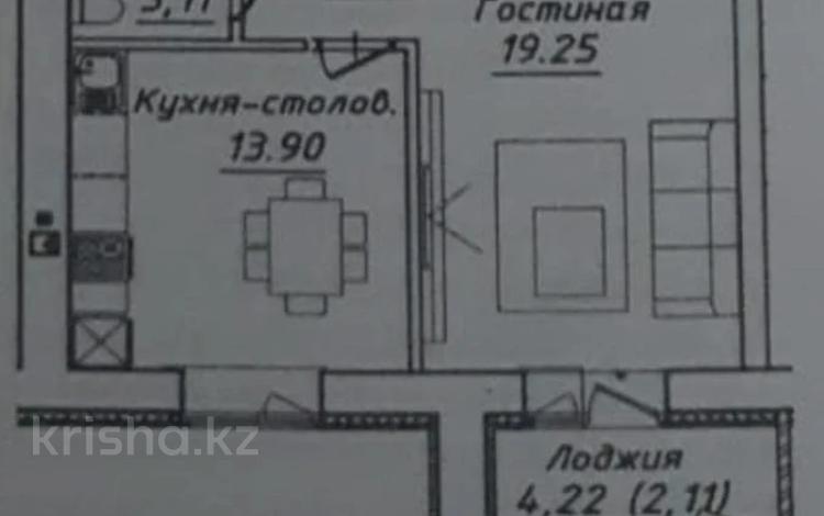 1-комнатная квартира · 42 м² · 7/12 этаж, Жумекен Нажимеденов 38 за 20 млн ₸ в Астане, Алматы р-н — фото 11