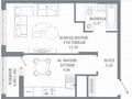2-комнатная квартира · 35 м², Пересечение ул. Калдаякова и ул. Жургенова за 20 млн ₸ в Астане, Сарайшык р-н — фото 2