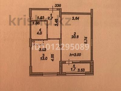 1-комнатная квартира · 47.2 м² · 5/12 этаж, просп. Туран 39/2 за 40.5 млн ₸ в Астане, Нура р-н