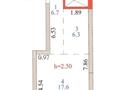 1-бөлмелі пәтер · 36.1 м² · 10 қабат, Мукан Тулебаев 5, бағасы: 16.2 млн ₸ в Астане, Алматы р-н — фото 6