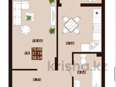1-бөлмелі пәтер · 39 м² · 4/7 қабат, ул. Е 669 27, бағасы: 22.9 млн ₸ в Астане, Есильский р-н
