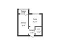 1-комнатная квартира · 34 м² · 9/9 этаж, Шакшака Жанибека-батыра 45Г за ~ 16.4 млн ₸ в Костанае — фото 9