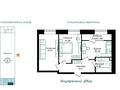 2-комнатная квартира · 57.27 м² · 8/12 этаж, Чингиз Айтматов 30а за 33 млн ₸ в Астане, Нура р-н