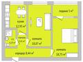 2-бөлмелі пәтер · 66.7 м² · 1/6 қабат, Нурай 7, бағасы: ~ 24 млн 〒 в Костанае — фото 2