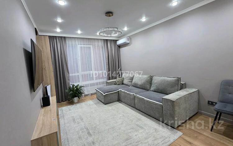 3-комнатная квартира · 77 м² · 8/9 этаж, мкр Думан-2, Мкрн Думан-2 57/2 за 61 млн ₸ в Алматы, Медеуский р-н — фото 2