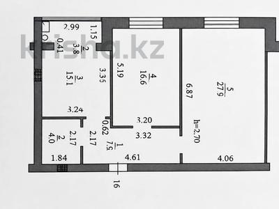 2-бөлмелі пәтер · 72 м² · 3/5 қабат, Алтын орда ш/а. 49р/1 — ЖК АЛИЯ, бағасы: 18 млн ₸ в Актобе, мкр. Алтын орда
