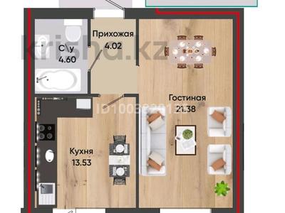 1-комнатная квартира · 45 м² · 5/5 этаж, Тимирязева 1а за 16 млн 〒 в Щучинске