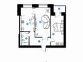 2-бөлмелі пәтер · 77.6 м² · 4/10 қабат, мкр Юго-Восток, Микрорайон Гульдер-1 3а, бағасы: 36 млн ₸ в Караганде, Казыбек би р-н — фото 8