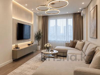 3-бөлмелі пәтер · 83.7 м² · 6/16 қабат, Пр.Мангилик Ел 49, бағасы: 81.5 млн ₸ в Астане, Есильский р-н