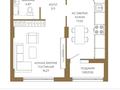 1-комнатная квартира · 47.85 м² · 3/12 этаж, Достык 8/2 — БЕЗ КОМИССИИ! Выбор по этажам! за ~ 37.8 млн ₸ в Астане — фото 2