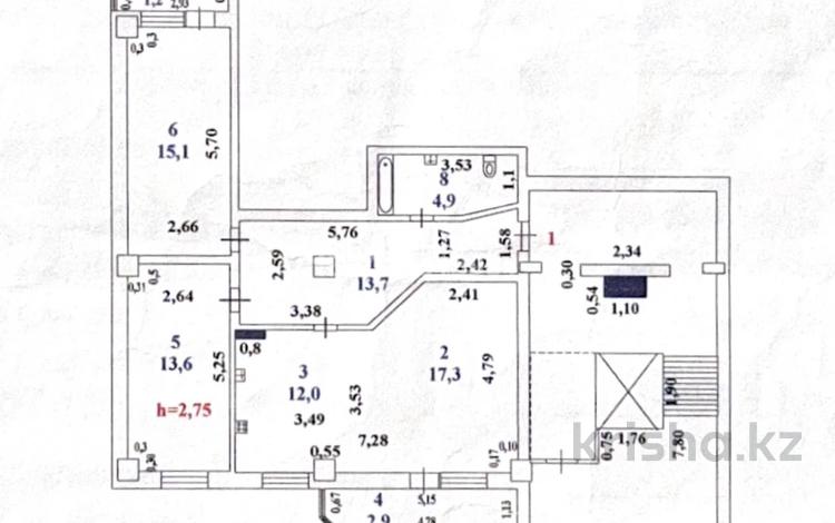 3-бөлмелі пәтер · 80.7 м² · 1/9 қабат, Сатпаева 48г, бағасы: 28 млн ₸ в Атырау — фото 2