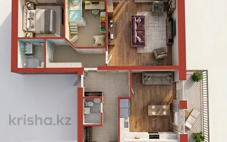 3-бөлмелі пәтер · 111.9 м² · 8/9 қабат, мкр Юго-Восток, Муканова 1/6, бағасы: 29.5 млн ₸ в Караганде, Казыбек би р-н — фото 23