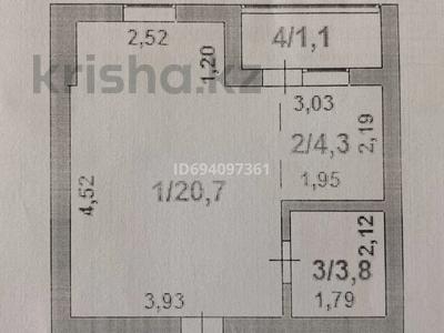 1-комнатная квартира, 29.9 м², 4/5 этаж, ЖМ Лесная поляна 24 за 10.5 млн 〒 в Косшы