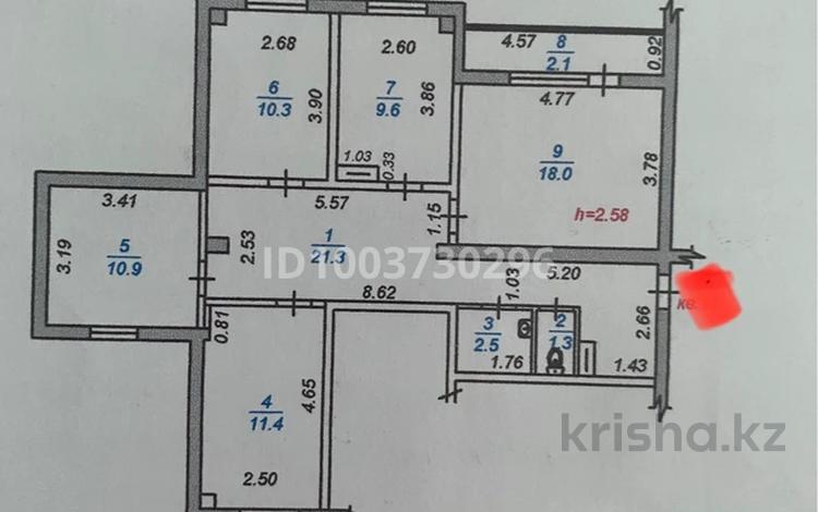 4-бөлмелі пәтер · 90 м² · 3/12 қабат, Абая 153 — Розыбакиева, бағасы: 75 млн ₸ в Алматы, Алмалинский р-н — фото 2