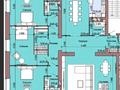 4-комнатная квартира · 233.7 м² · 6/9 этаж, Тауельсиздик 149 за ~ 116.9 млн ₸ в Костанае — фото 2