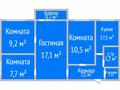 4-комнатная квартира · 62 м² · 5/5 этаж, Маяковского 118 за 21.4 млн ₸ в Костанае — фото 2