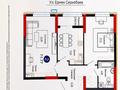 2-комнатная квартира · 72 м² · 4/18 этаж, Е 882 7 за 34.2 млн ₸ в Астане, Сарыарка р-н — фото 4
