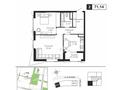 2-бөлмелі пәтер · 71.14 м² · 5/22 қабат, проспект Туран 37/2 стр — 1-ая очередь, бағасы: 79.9 млн ₸ в Астане, Нура р-н — фото 4