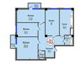 4-комнатная квартира, 126.6 м², 20-й мкр 8 участок за ~ 38 млн 〒 в Актау, 20-й мкр — фото 2