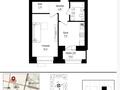 1-комнатная квартира · 37.75 м² · 3/9 этаж, рядом с главным проспектом Туран — Туран - Хусейн Бен Талал за 24 млн ₸ в Астане, Нура р-н