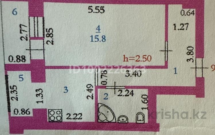 1-бөлмелі пәтер · 35.4 м² · 2/9 қабат, Абылхаир хана 34 — Пацаева, бағасы: 12 млн ₸ в Актобе — фото 2