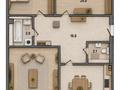 3-комнатная квартира · 100 м² · 7/8 этаж, достык за 82 млн ₸ в Алматы, Медеуский р-н — фото 2