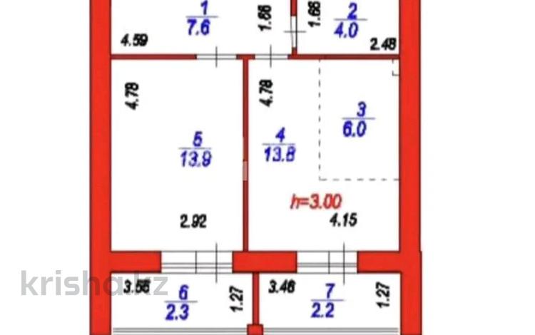 2-бөлмелі пәтер · 51 м² · 10/12 қабат, ​Улица Шамши Калдаяков, 46 квартира 120 — Новый вогзал и лрт, бағасы: 20.5 млн ₸ в Астане, Сарайшык р-н — фото 2