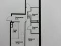 3-комнатная квартира · 75 м² · 4/12 этаж, ул. Фадеева, 38г 1 — Розыбакиева-Райымбек батыра за 43.2 млн ₸ в Алматы, Алатауский р-н