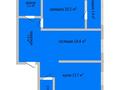 2-бөлмелі пәтер · 52 м² · 6/9 қабат, Кобланды Батыра 36Г, бағасы: 24.9 млн ₸ в Костанае — фото 2