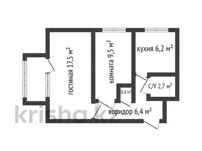 2-бөлмелі пәтер, 42.7 м², 2/5 қабат, Ленина 175, бағасы: 7.9 млн 〒 в Рудном