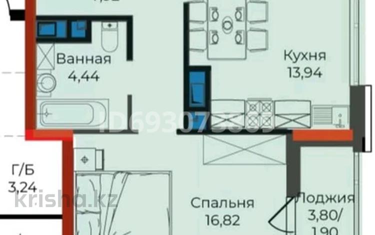 2-комнатная квартира, 71 м², Улы Дала 29 за 27.9 млн 〒 в Астане, Есильский р-н — фото 3