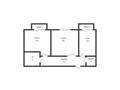 2-комнатная квартира · 59.2 м² · 3/5 этаж, Бородина 188/1 за 24.9 млн ₸ в Костанае — фото 16