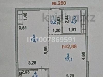 2-комнатная квартира · 45.2 м² · 9/16 этаж, Каныша Сатпаева 90/55Б — AДК за 43.5 млн ₸ в Алматы, Бостандыкский р-н